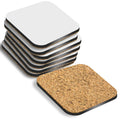 Jolof Store Sublimation Coasters – 9cm Square MDF Cork Backed (50 Pack)