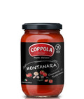 Coppola Montanara Tomato and Mushroom Pasta Sauce - 350g (Pack of 6)