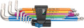 Wera 3950/9 Hex-Plus Stainless Steel L-Key Set with Holding Function