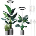 Yadoker LED Grow Light | Full Spectrum Height Adjustable Plant Lamp | 2 Pack