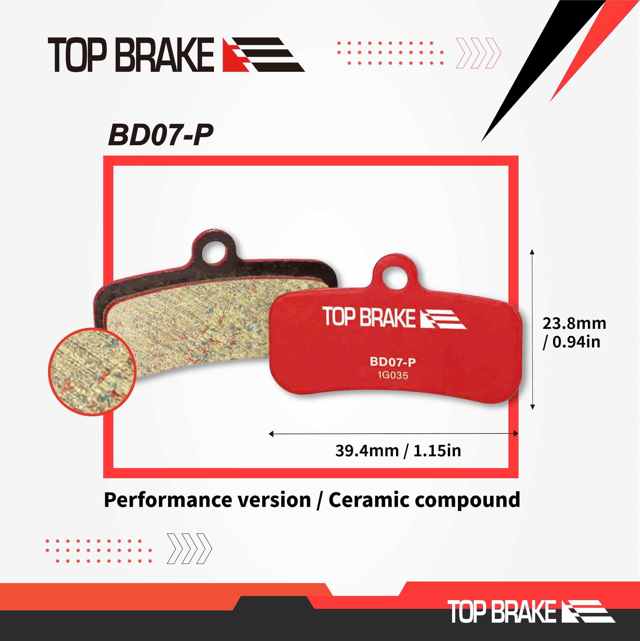 TOP BRAKE 2 Pairs Disc Brake Pads for Shimano 4-Piston Saint Zee XT