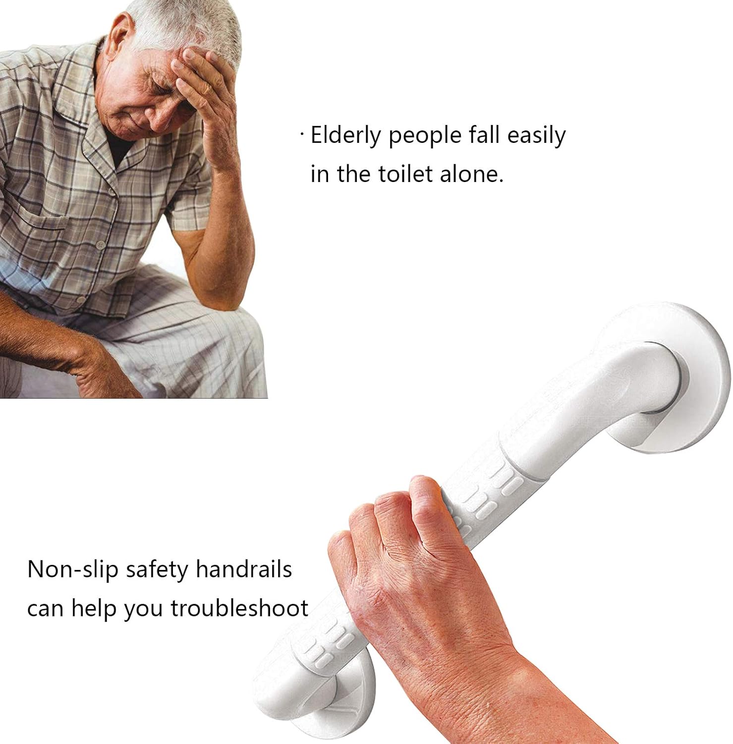 Massive Discounts Non-Slip Stainless Steel Bathroom Grab Rail Support