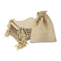 Hessian Drawstring Bags - 20pcs Reusable Jute Gift Pouches