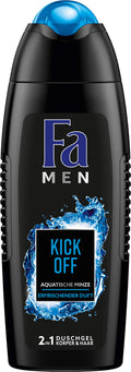 Fa Men Kick Off Shower Gel - Watermint Body & Hair Wash - 6 x 250ml