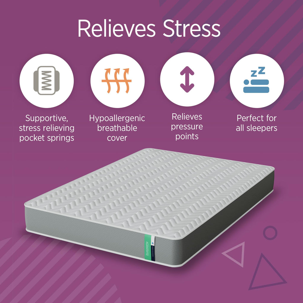 Summerby Sleep Small Double Hybrid Mattress | Orthopaedic Foam & Coil