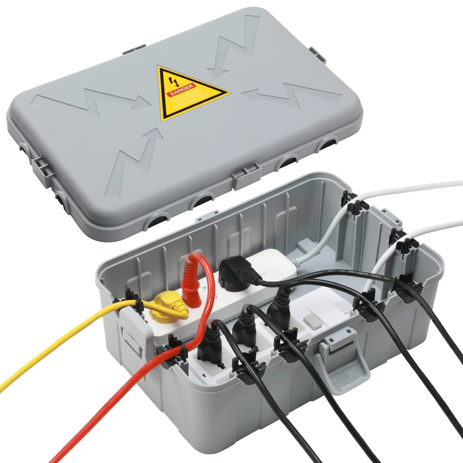 Hrensaw Large Outdoor Electrical Box – IP54 Waterproof Outlet Cover