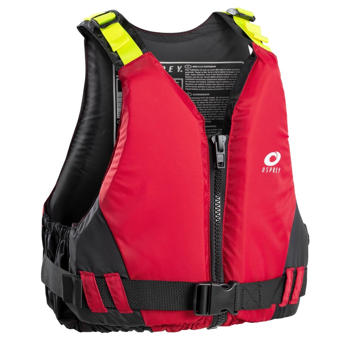 Osprey Adult 50N Buoyancy Aid - PFD Swim Vest for Kayaking - Red