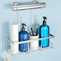 HouseUp Rustproof Shower Caddy – No Drilling Hanging Shampoo Holder