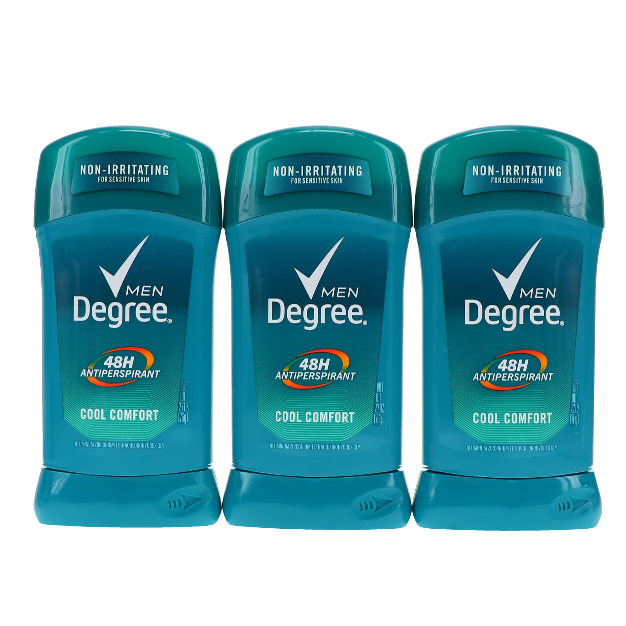 Degree Men Cool Comfort Antiperspirant Deodorant Stick, 80ml (3 Pack)