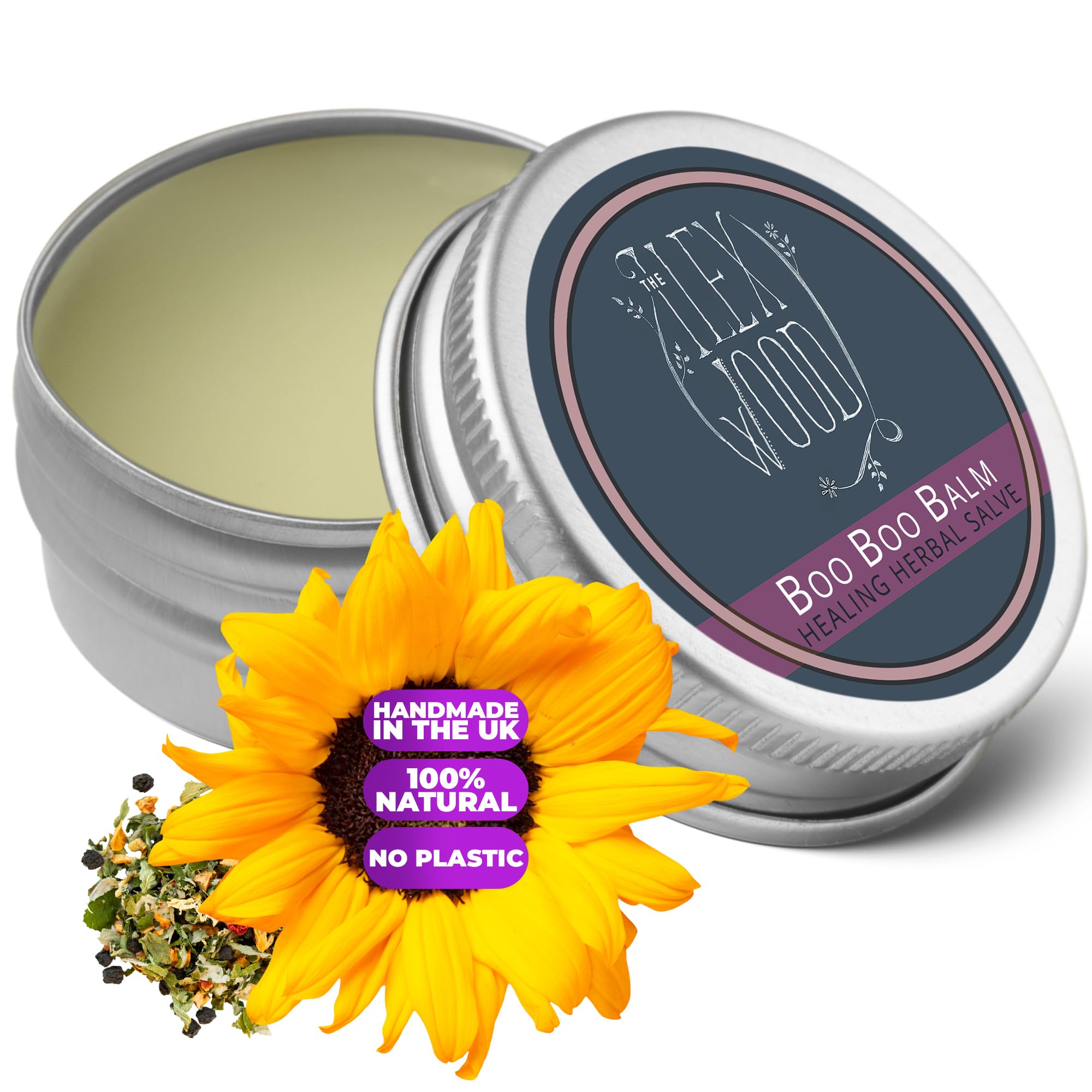 The Ilex Wood Boo Boo Balm – All-Natural Herbal Skin Salve, 100ml