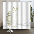Jolof Store Spa Garden Shower Curtain | Waterproof Polyester Fabric