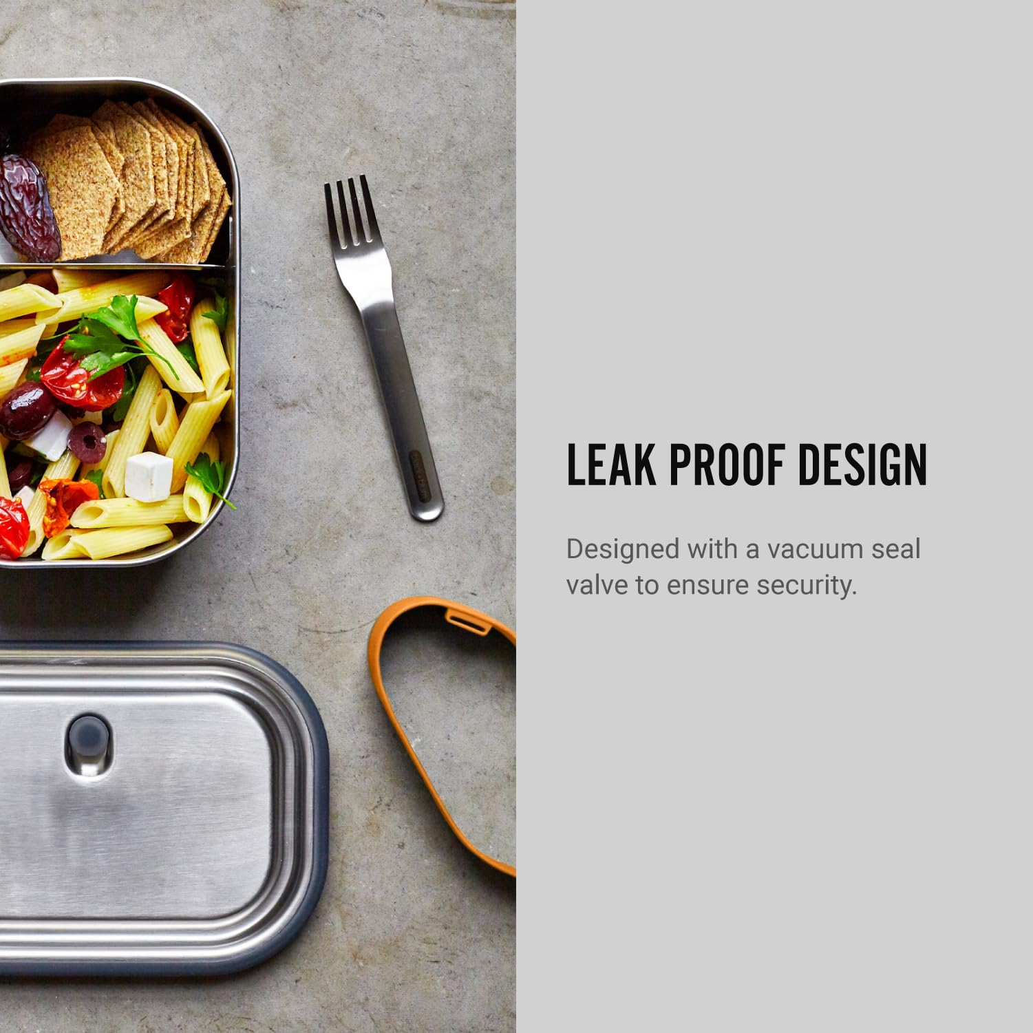 Black+Blum Stainless Steel Bento Lunch Box – Leak Proof 1L Food Container