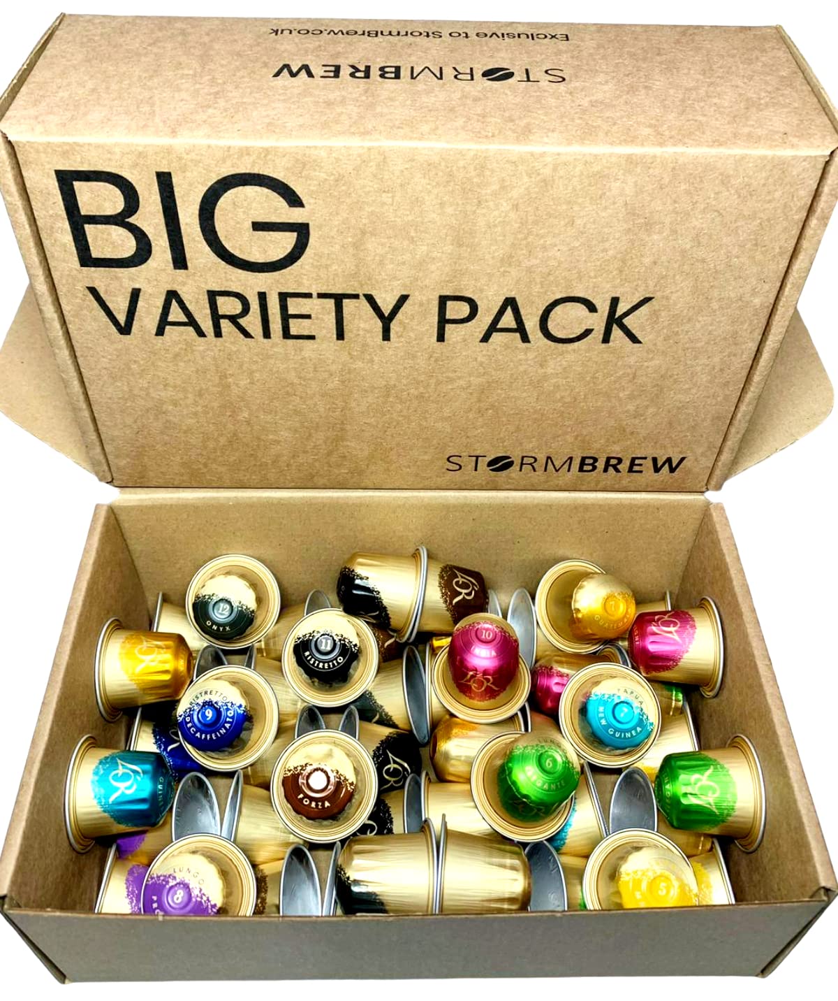 L'OR Nespresso Compatible Coffee Pods Variety Pack - 50 Pods, 10 Flavours