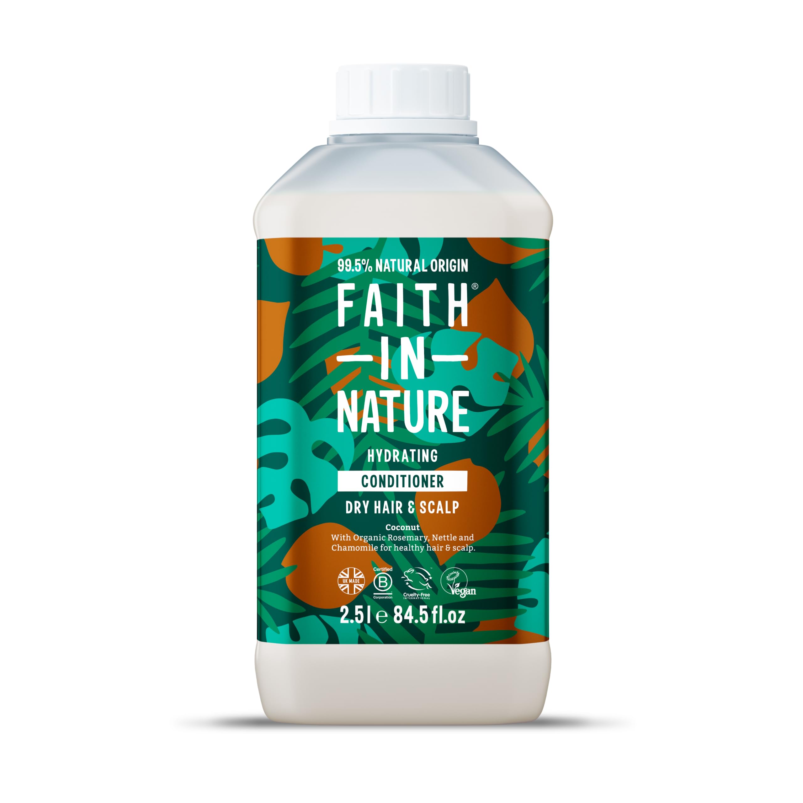 Faith In Nature Coconut Conditioner | Hydrating for Dry Hair | 2.5L Refill