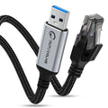 Dutevolns USB 3.0 to Ethernet Cable 5M | Gigabit RJ45 Nylon Adapter
