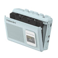 Portable Cassette Player & Tape Recorder with Speaker – Blue