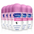 Sanex Derma Care Invisible 48H Antiperspirant Roll-On - 6 x 50ml