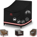 Turtle Life Waterproof Patio Single Sofa Cover - Black Oxford Fabric