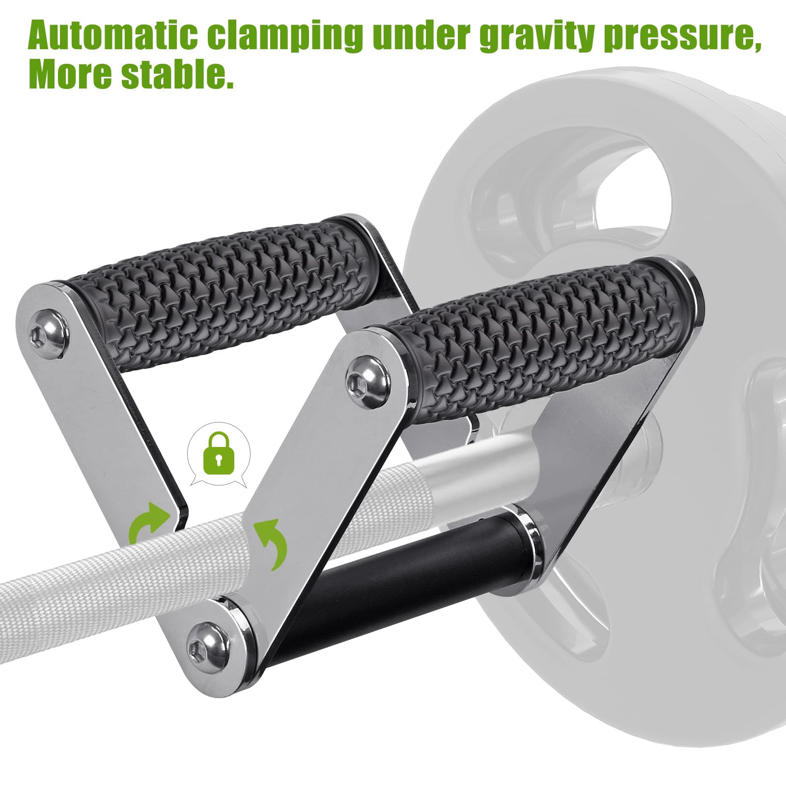 SELEWARE V Bar Landmine Handle – Double D T-Row Attachment for Olympic Bars