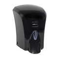 Medichief 1L Wall Mounted Soap Dispenser | Manual Push Button Black ABS