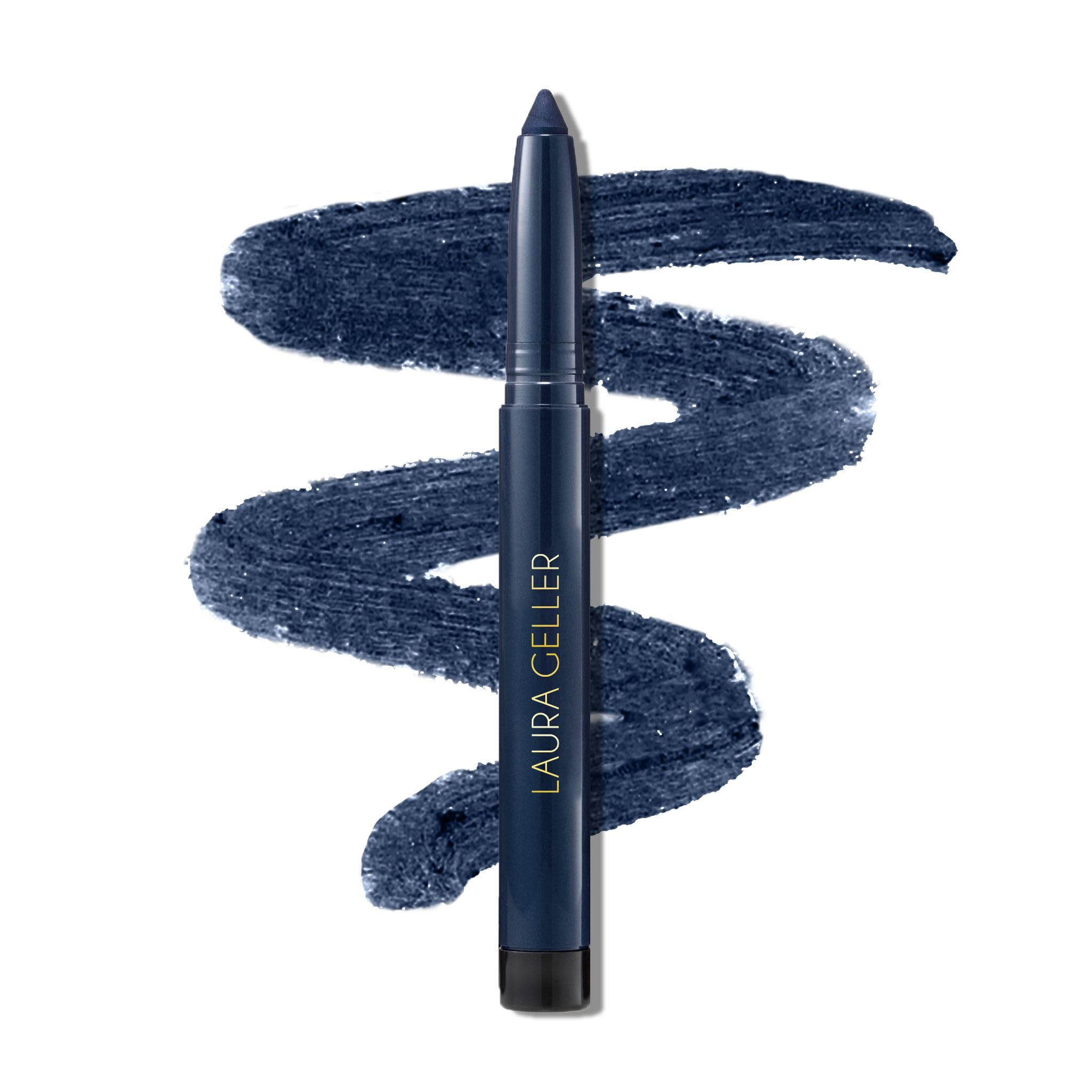 Laura Geller Kohl Kajal Eyeliner Pencil – Hydrating Denim Kohl with Sharpener