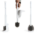 ELYPRO Drip-Free Toilet Bowl Brush with Ventilated Caddy | Durable ABS