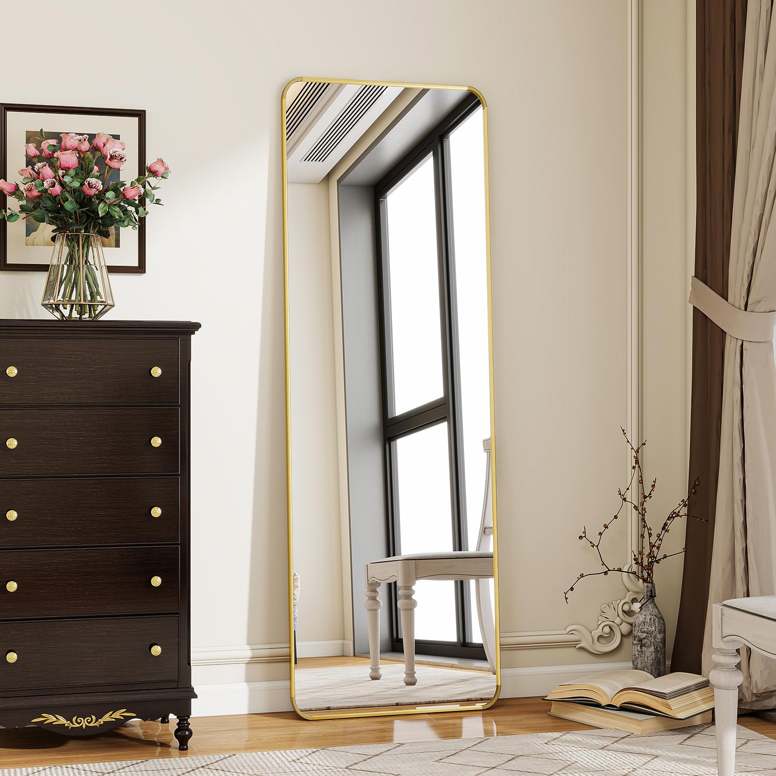 Koonmi Full Length Standing Mirror | 40x150cm Shatterproof Floor Mirror