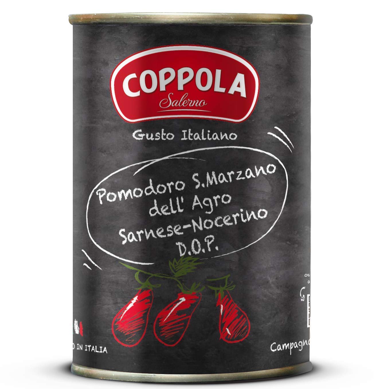 Coppola San Marzano DOP Canned Tomatoes, 400g - Pack of 12