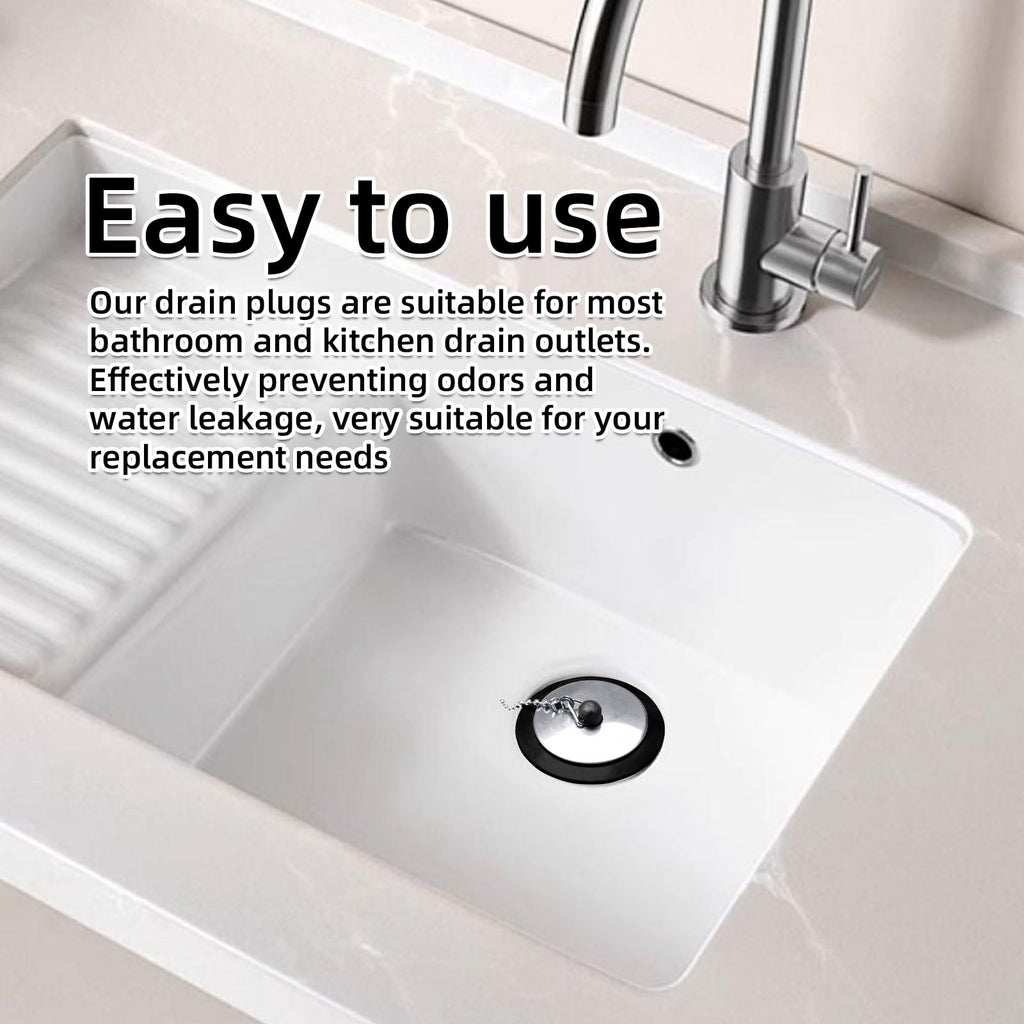 2 Pcs Bath Plug Replacement, Universal Bath Plug, Universal Bath Plug - image 5