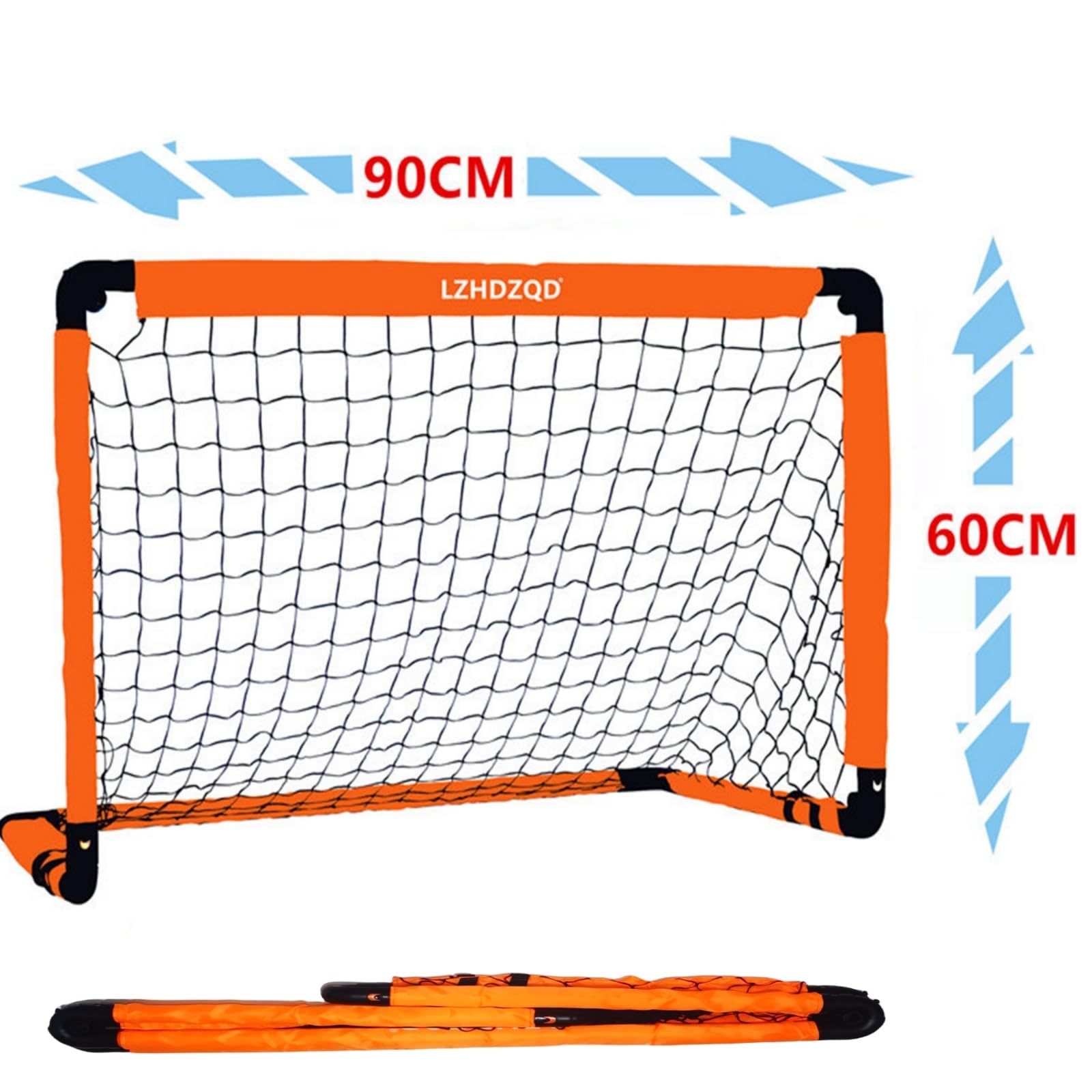 LZHDZQD Kids Football Goal – 3x2FT Portable Foldable Garden Soccer Net