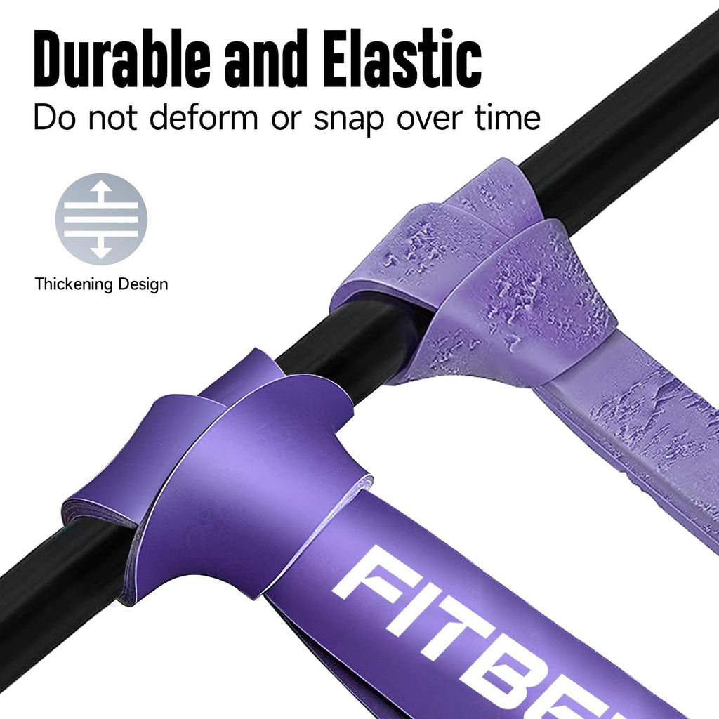 FitBeast Pull Up Assist Bands Set | 5 Resistance Levels for CrossFit
