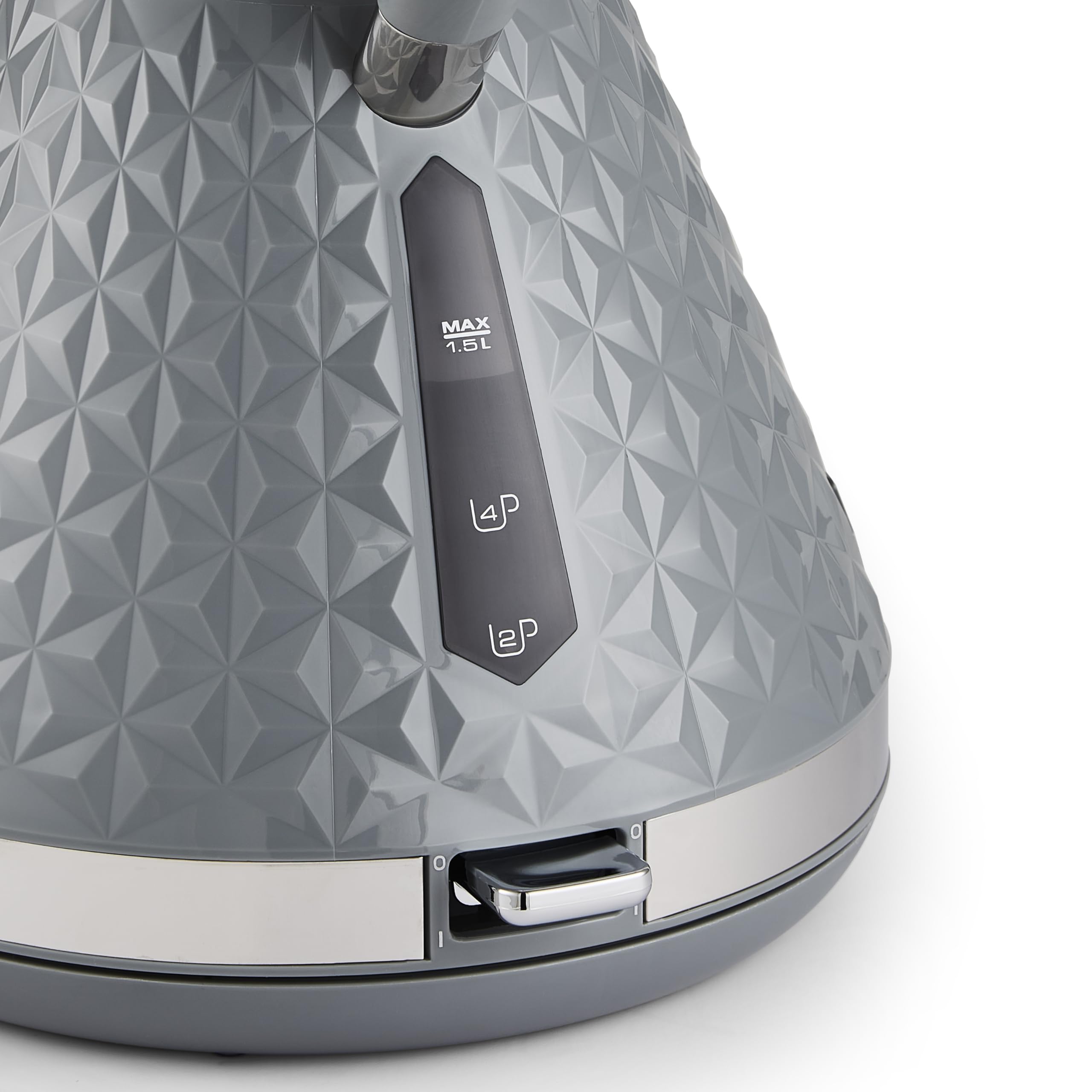 Morphy Richards Vector Pyramid Kettle | 1.5L Rapid Boil 3kW – High Gloss