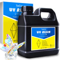 Jolof Store UV Resin - 1000g Crystal Clear Hard Type for Jewelry Making