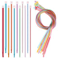 Reessy 23-Piece Tunisian Crochet Hooks Set – Aluminum & Plastic Cable Kit