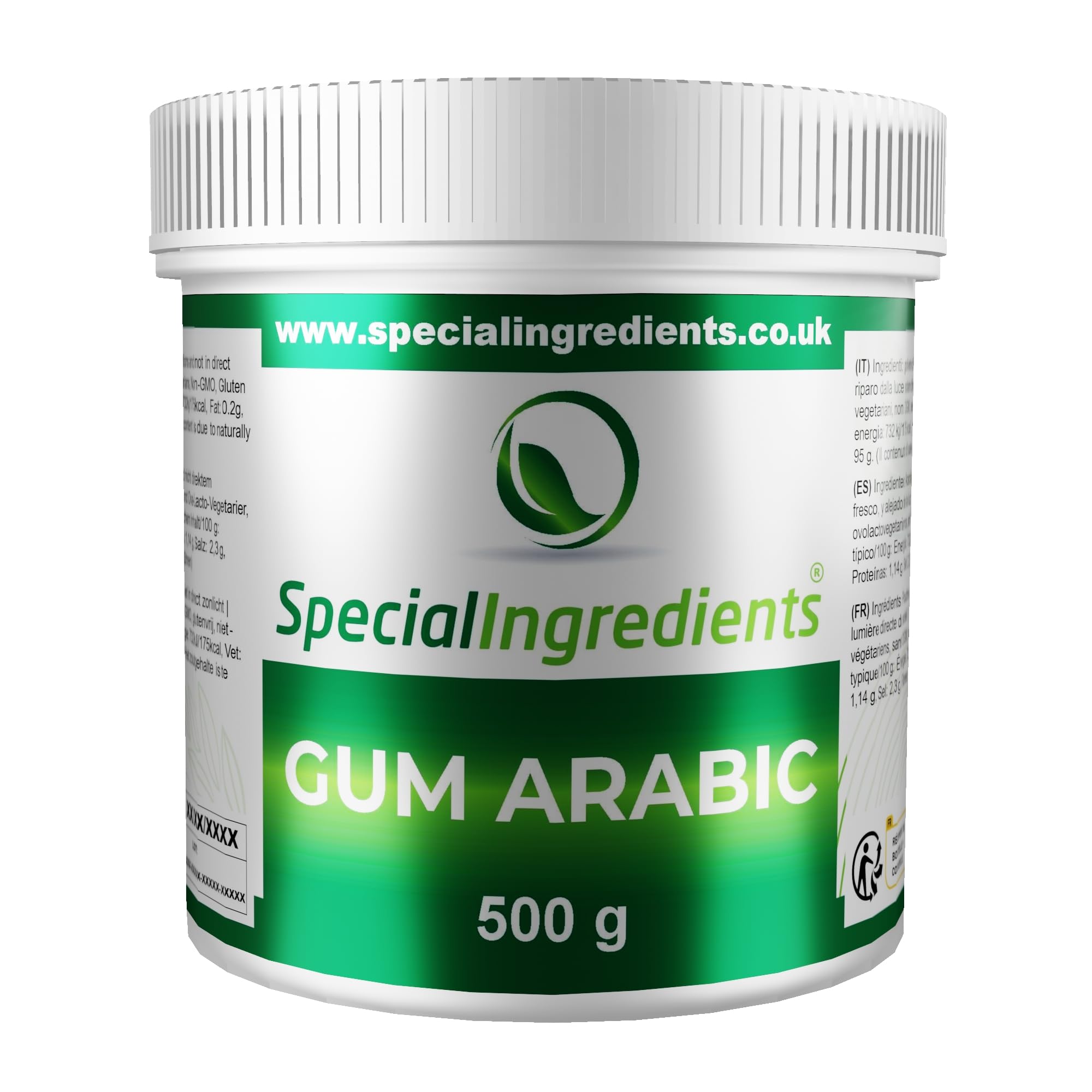 Gum Arabic Acacia Powder - 500g Vegan & Gluten Free