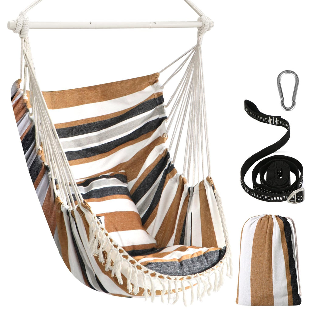 Chihee Hammock Chair Hanging Swing | 500lb Capacity Steel Spreader Bar