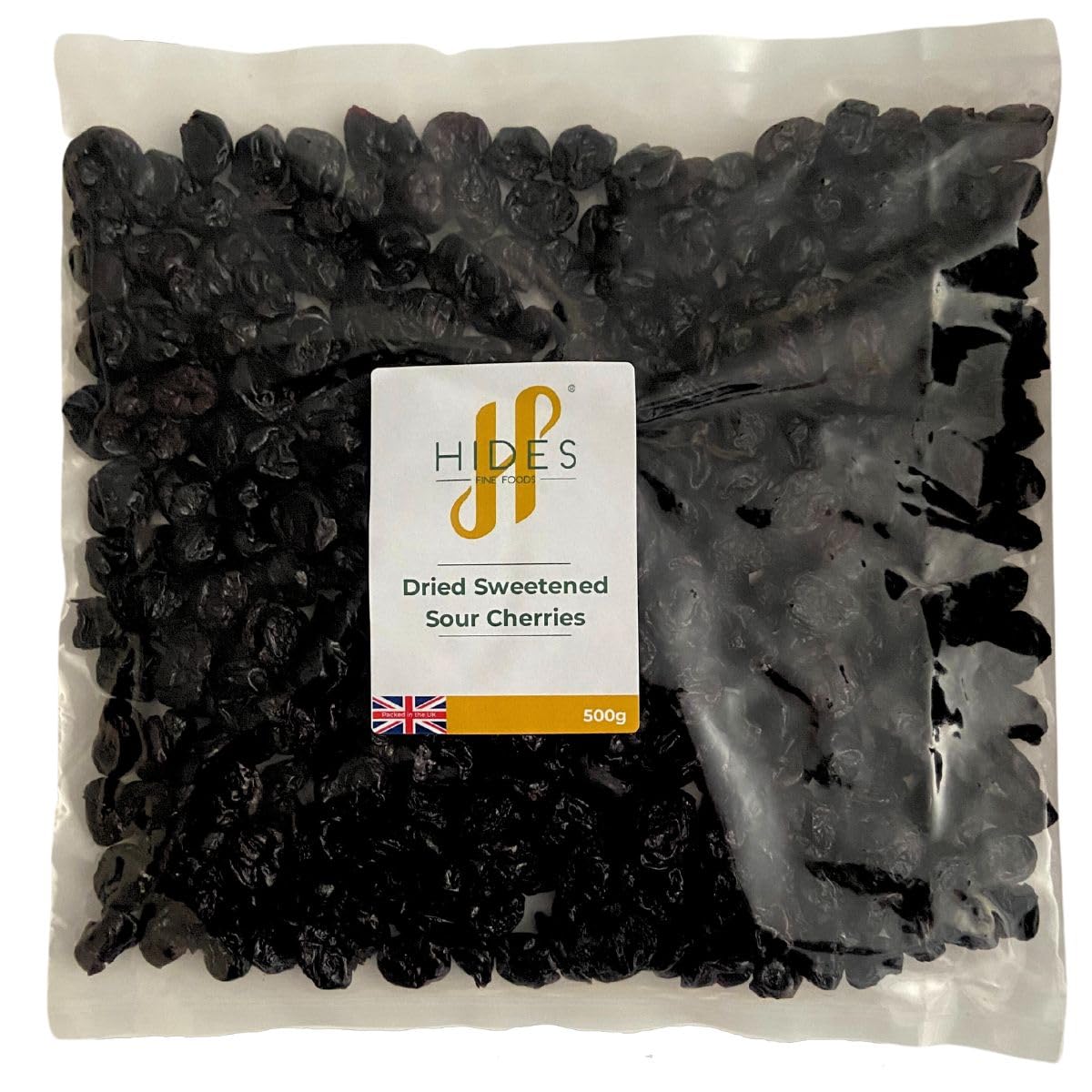 Hides Fine Foods Dried Sweetened Sour Cherries – 500g Baking Fruit