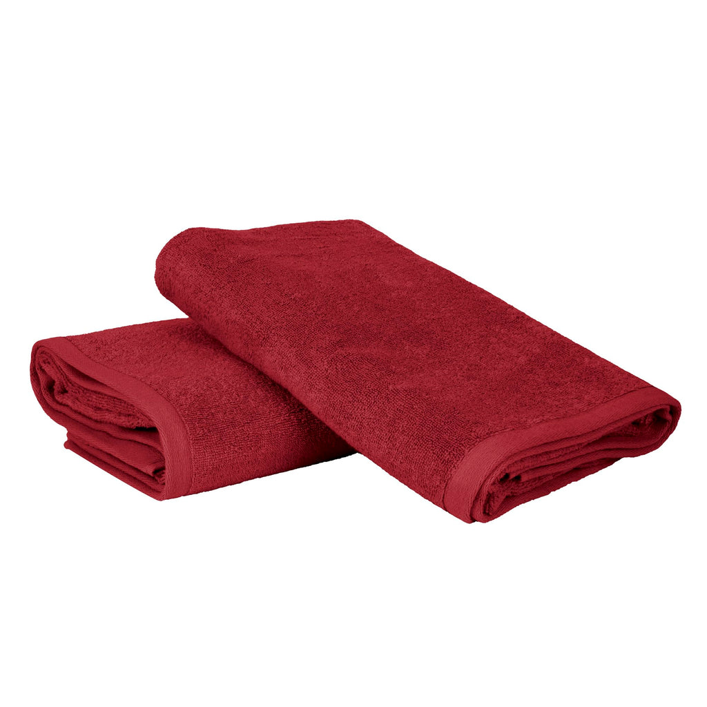Ruggeri, Set 2 Bath Towels 70x140 cm, Cotton, Red - image 2