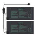 Luxbird 2-Pack Seedling Heat Mats with Digital Thermostat, 10" x 20.75"