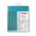 Rayen Waterproof Polyester Shower Curtain - Blue Stripes - 180x200 cm
