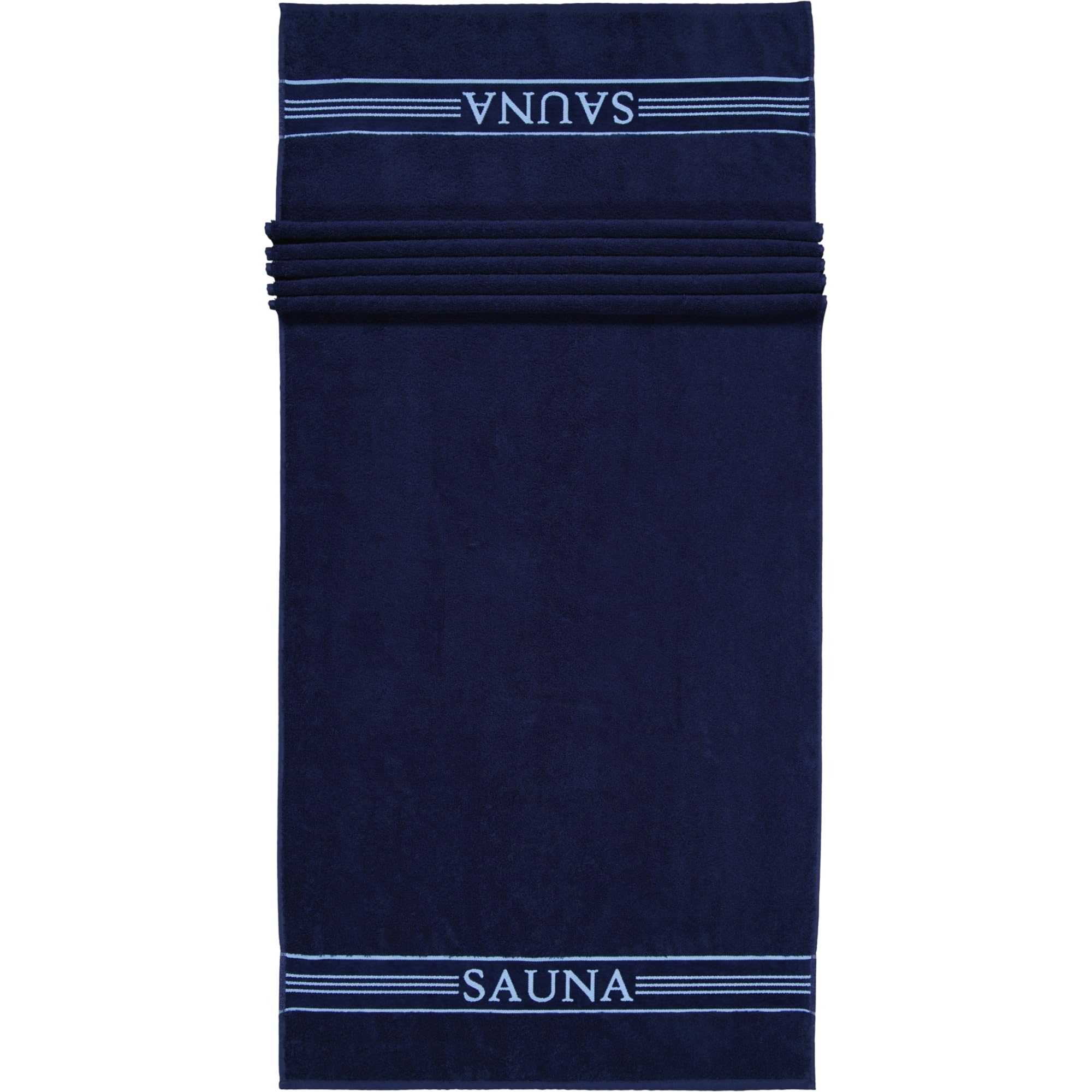 frottana Sauna Towel – 100% Cotton, Deep Sea Blue, 80 x 200 cm