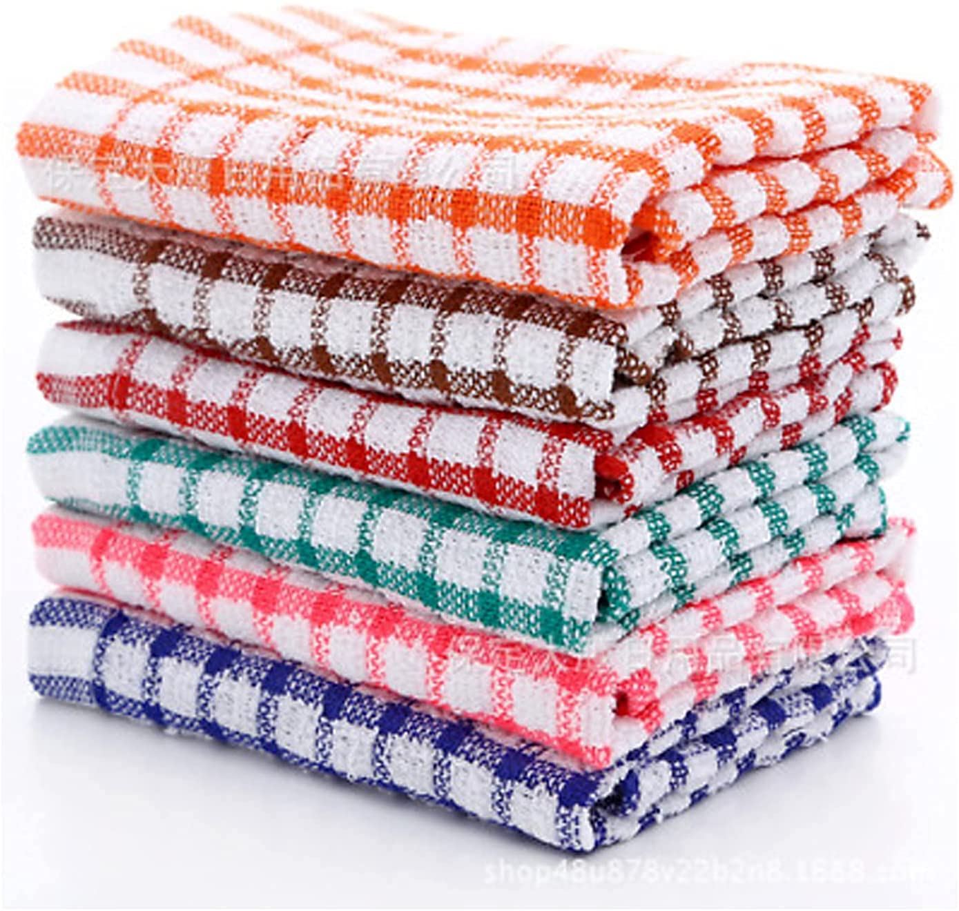 MAS International 100% Cotton Terry Tea Towels | 9 Pack Dish Cloths
