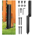 Jolof Store Heavy Duty Steel Fence Post Repair Stake Kit with Nails