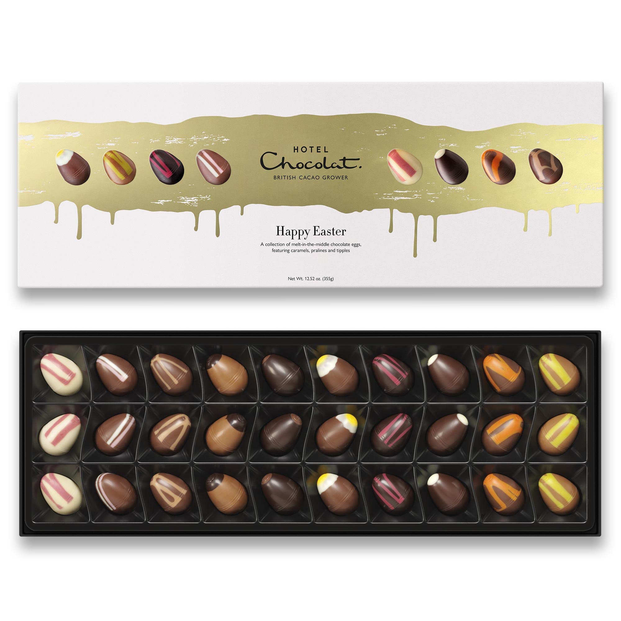 Hotel Chocolat Easter Sleekster - 30 Luxury Milk & Dark Chocolate Eggs
