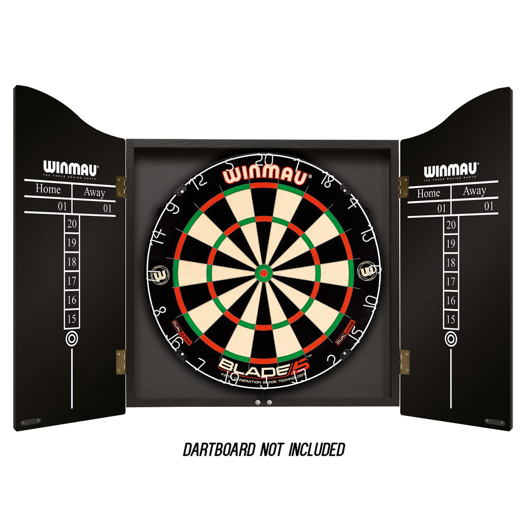 Winmau Beer Design Deluxe Dartboard Cabinet | Veneer Scoring Panels