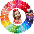 JOYOYO 30 Pcs Large 6 Inch Hair Bows for Girls – Grosgrain Ribbon Clips