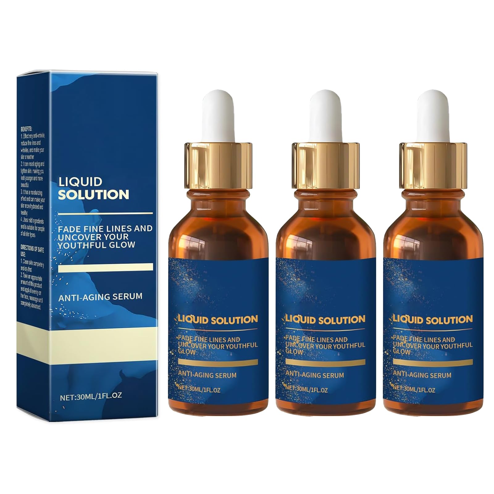 Olavita Anti-Aging Face Serum - 3PCS Collagen Boosting & Wrinkle Repair