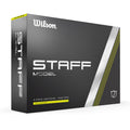 Wilson Staff Model Golf Balls – 4-Piece Urethane High Spin, Yellow, 12-Pack