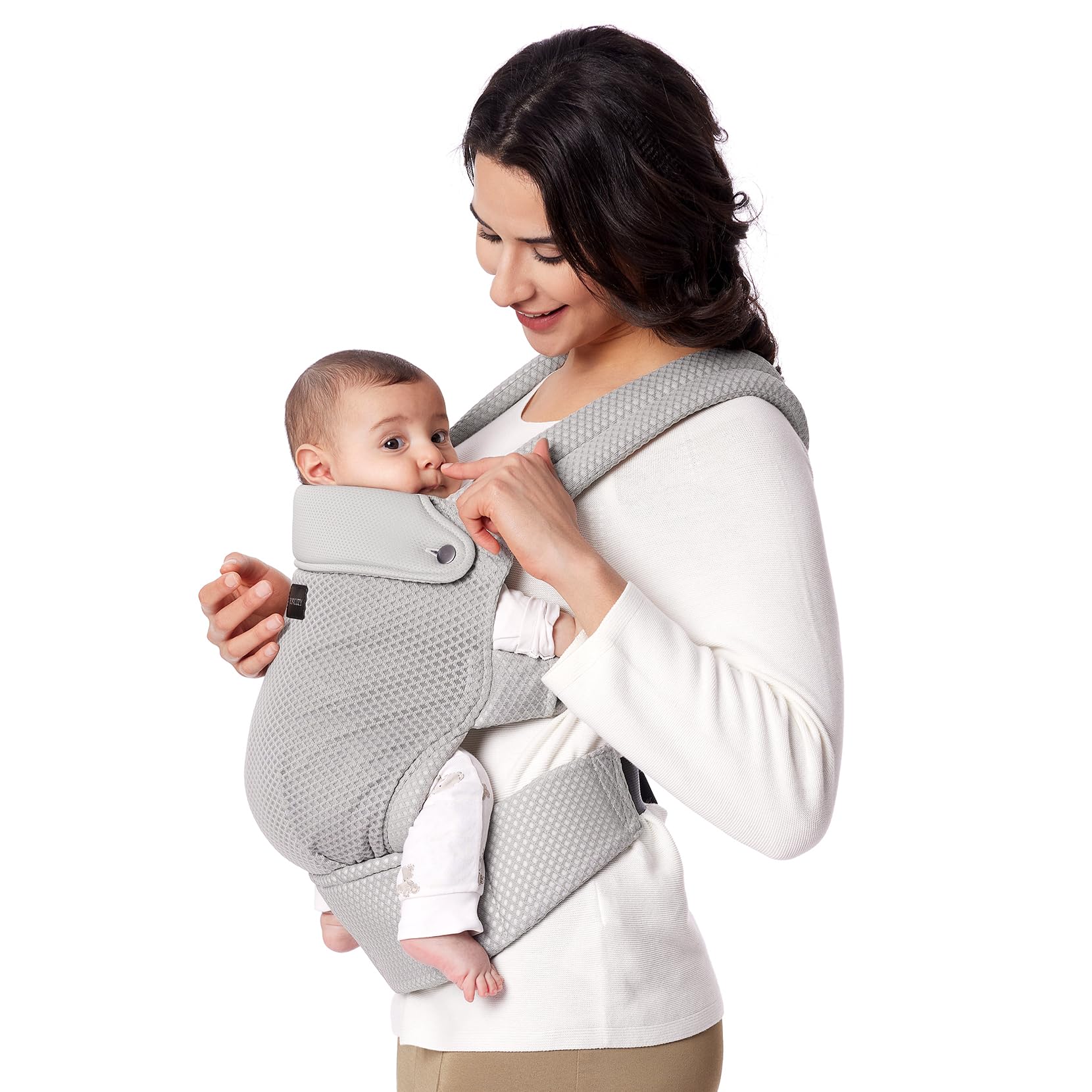 Momcozy Breathable Mesh Baby Carrier – Ergonomic Lumbar Support
