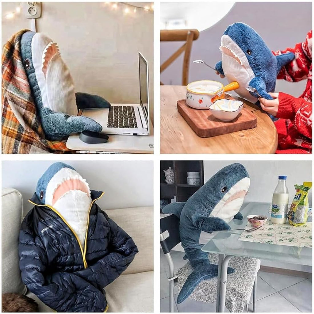 Jolof Store 100cm Giant Shark Plush Toy | Soft Stuffed Animal Pillow